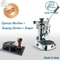 La Pavoni Professional PL Chrom Deluxe + Tamper La Pavoni Professional PL Chrom Deluxe + Tamper