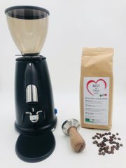 Macap Kaffeemühle M2D schwarz + 500gr Bio Bohnen + Tamper Macap Kaffeemühle M2D schwarz + 500gr Bio Bohnen + Tamper