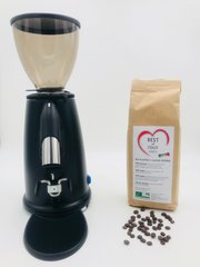 Macap Kaffeemühle M2D schwarz + 500gr Bio Bohnen Macap Kaffeemühle M2D schwarz + 500gr Bio Bohnen
