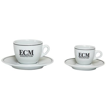 ECM CAPPUCCINO CUPS WITH SAUCERS ecm-cups